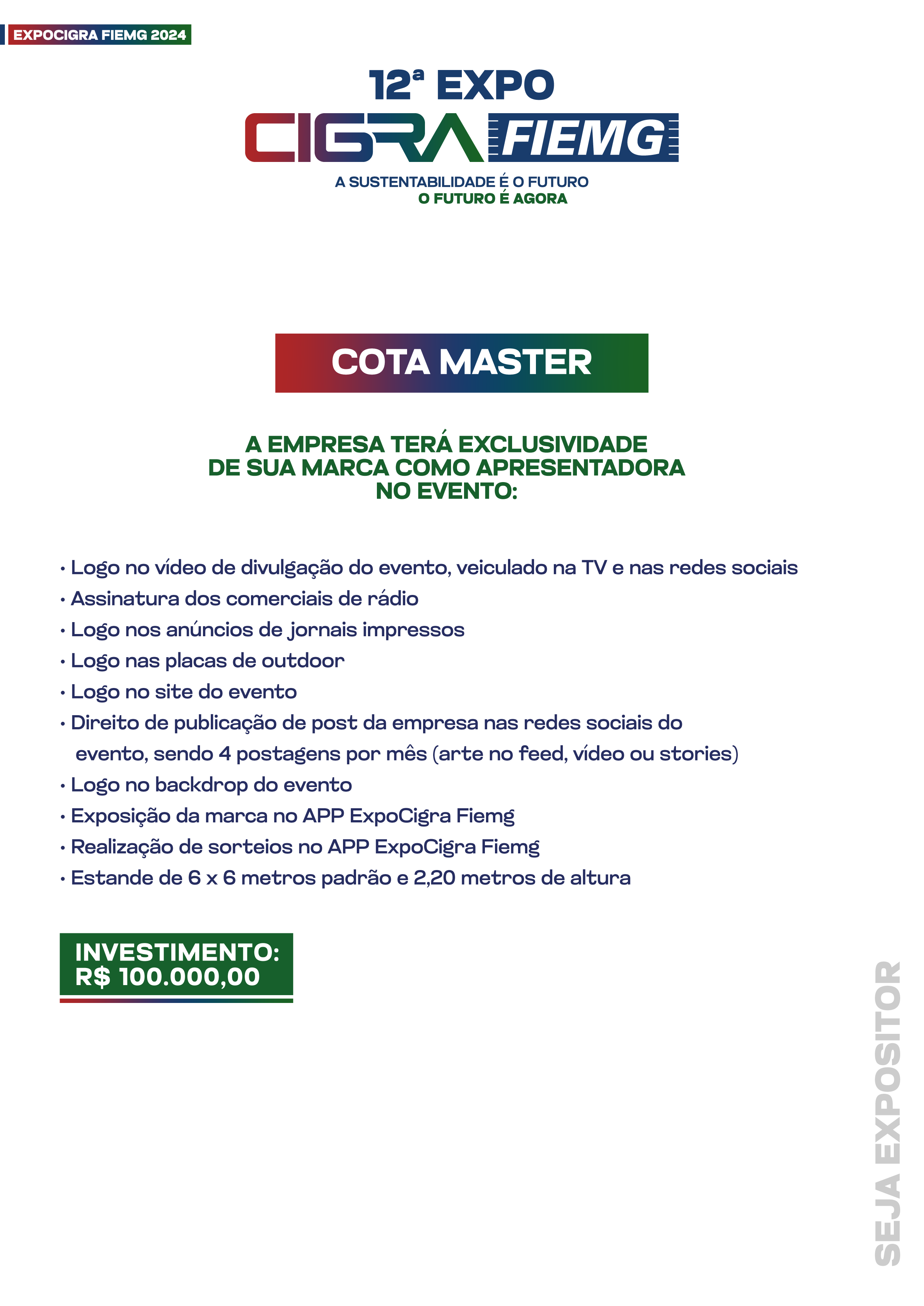 Seja Expositor 2024 Cotas - 1